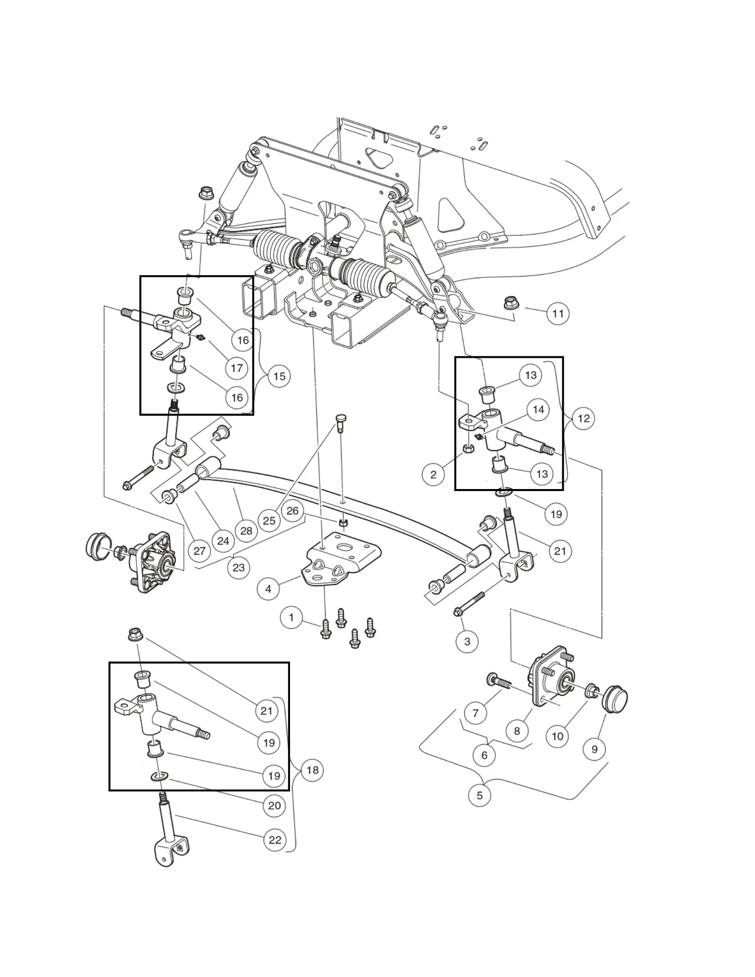 [102288201] Bushing - Flanged, Original for Clubcar