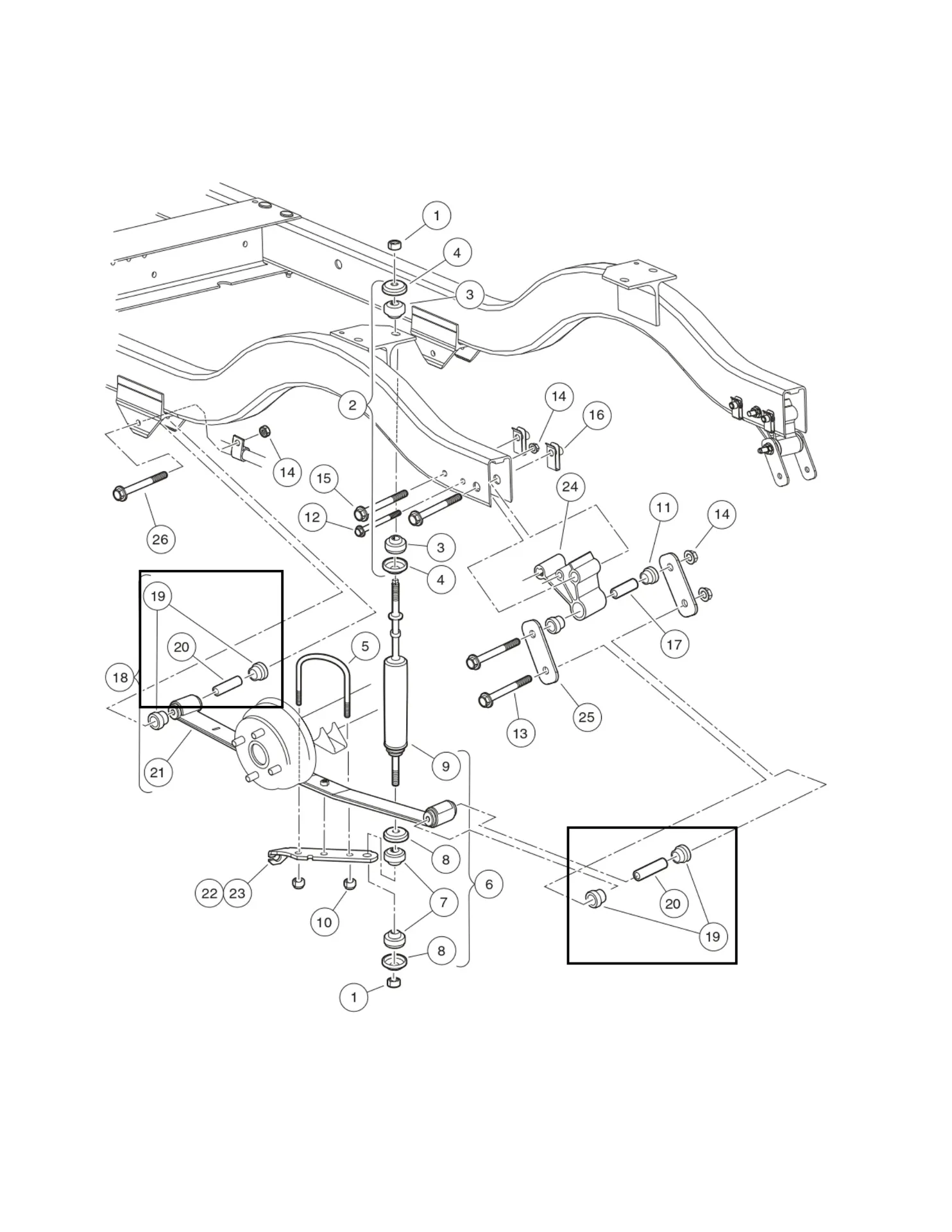 [101558302] Bushing, Urethane, Soft, Original for Clubcar